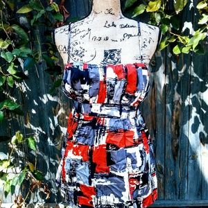 Modern ink blot blouse